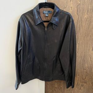 Men’s Ralph Lauren Leather Jacket Medium